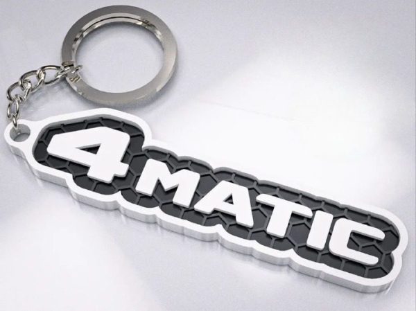 Brelok logo Mercedes 4 MATRIC