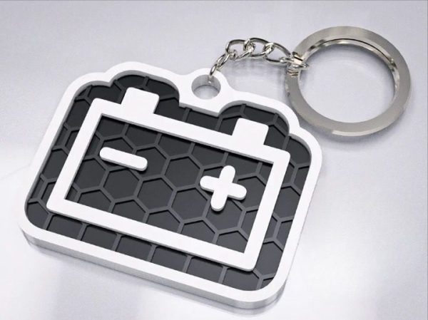 Brelok logo akumulatora