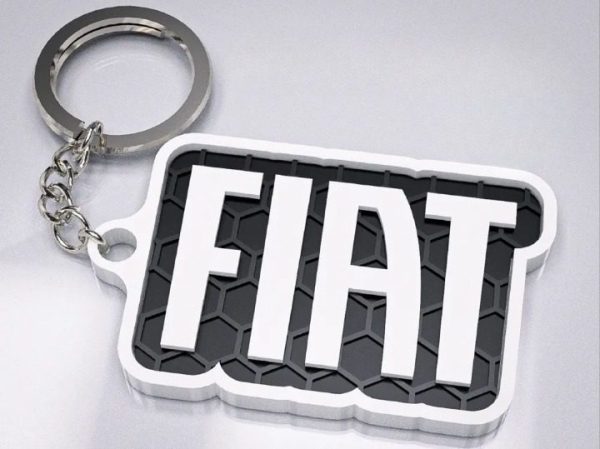 Brelok napis Fiat