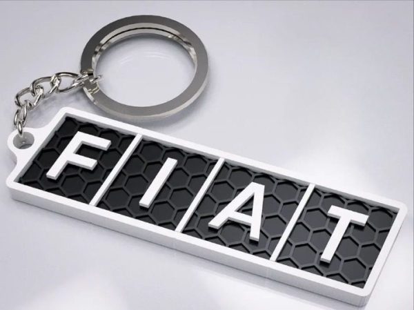 Brelok napis Fiat