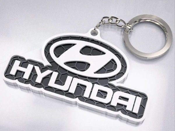 Brelok logo + napis Hyundai