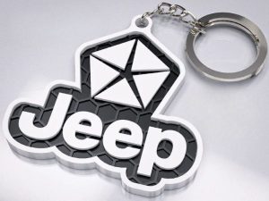 Brelok logo + napis Jeep