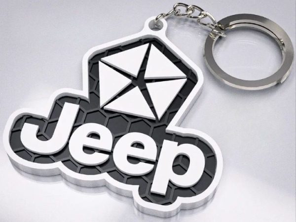 Brelok logo + napis Jeep