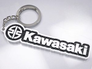 Brelok logo + napis Kawasaki
