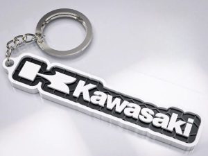 Brelok logo + napis Kawasaki