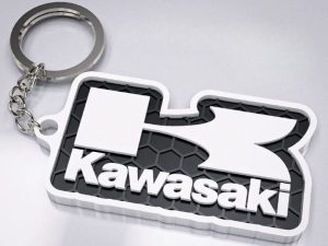 Brelok logo + napis Kawasaki 2