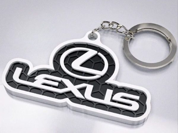 Brelok logo + napis Lexus