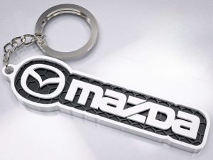 Brelok logo + napis Mazda