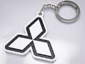 Brelok logo Mitsubishi