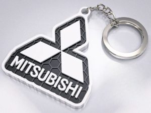 Brelok logo + napis Mitsubushi
