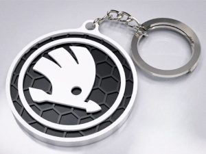 Brelok logo Skoda okrągłe