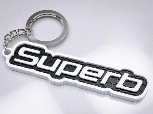 Brelok logo Skoda Superb